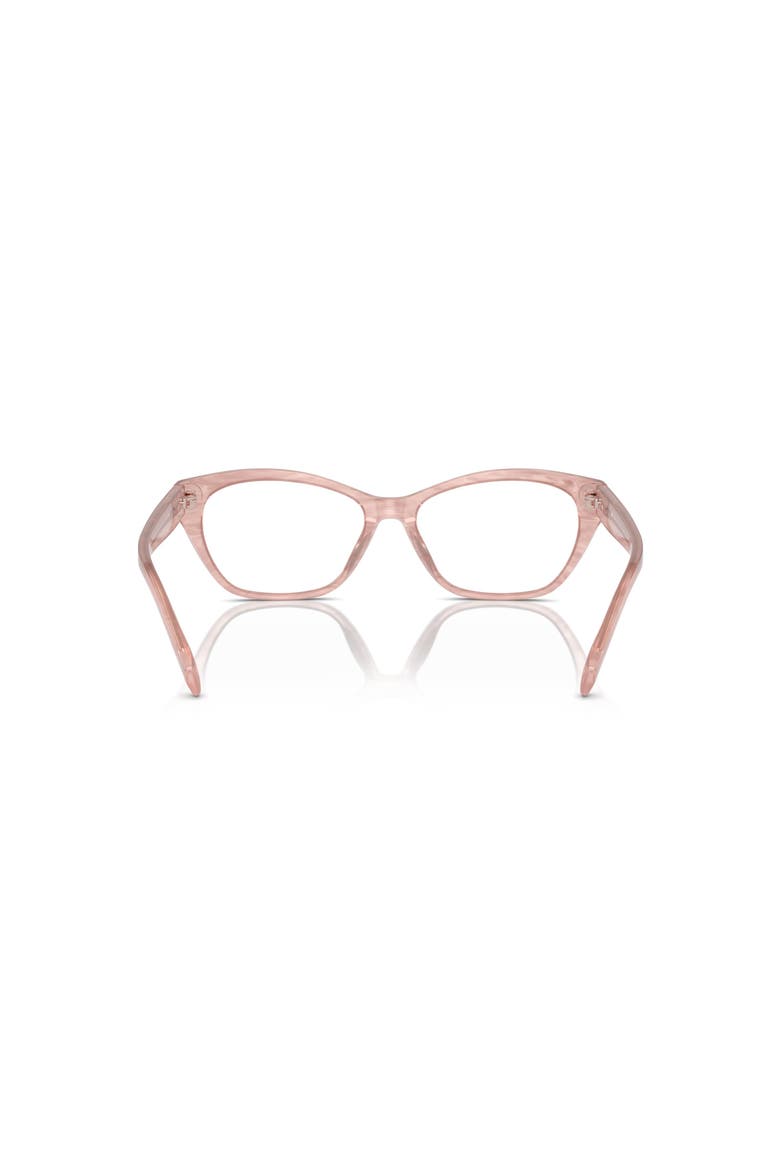55mm Rectangle optical glasses, Alternate, color, Pink