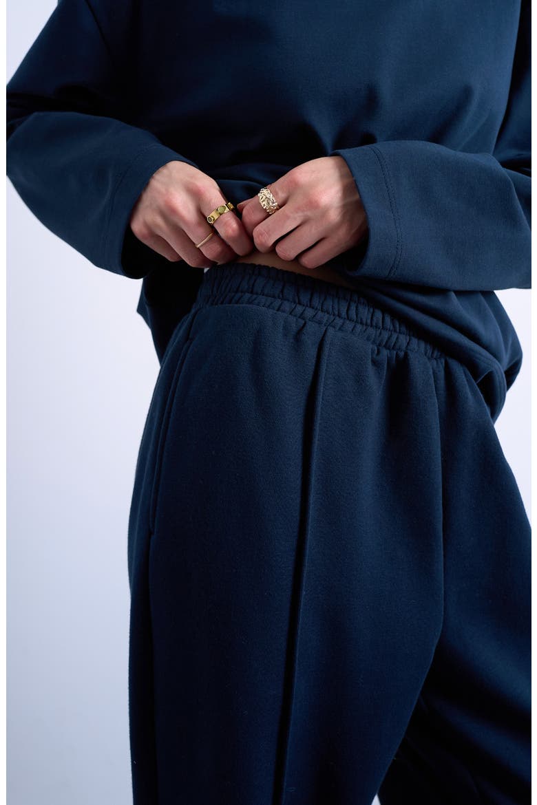 Pintuck Joggers, Alternate, color, NAVY