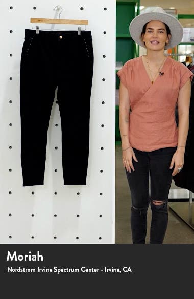 Jen 7 By 7 For All Mankind Womens Beige Stretch Zippered Pocketed Ankle Skinny Jeans main image 1