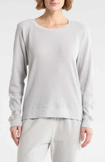 James Perse Relaxed Raglan Sleeve Cotton Pullover