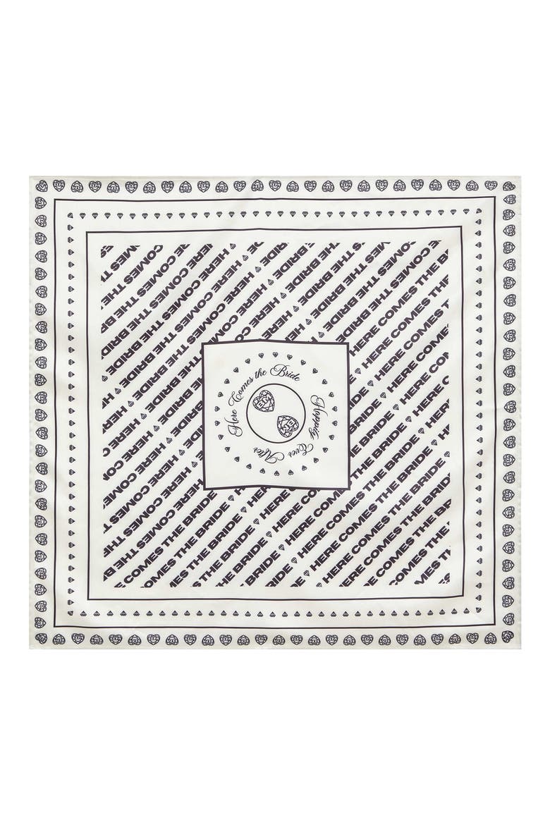 Here Comes the Bride Scarf, Main, color, Cream