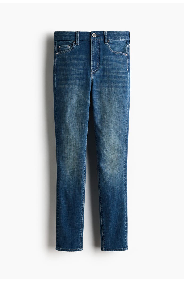 H&M Skinny High Jeans, Main, color, Denim Blue