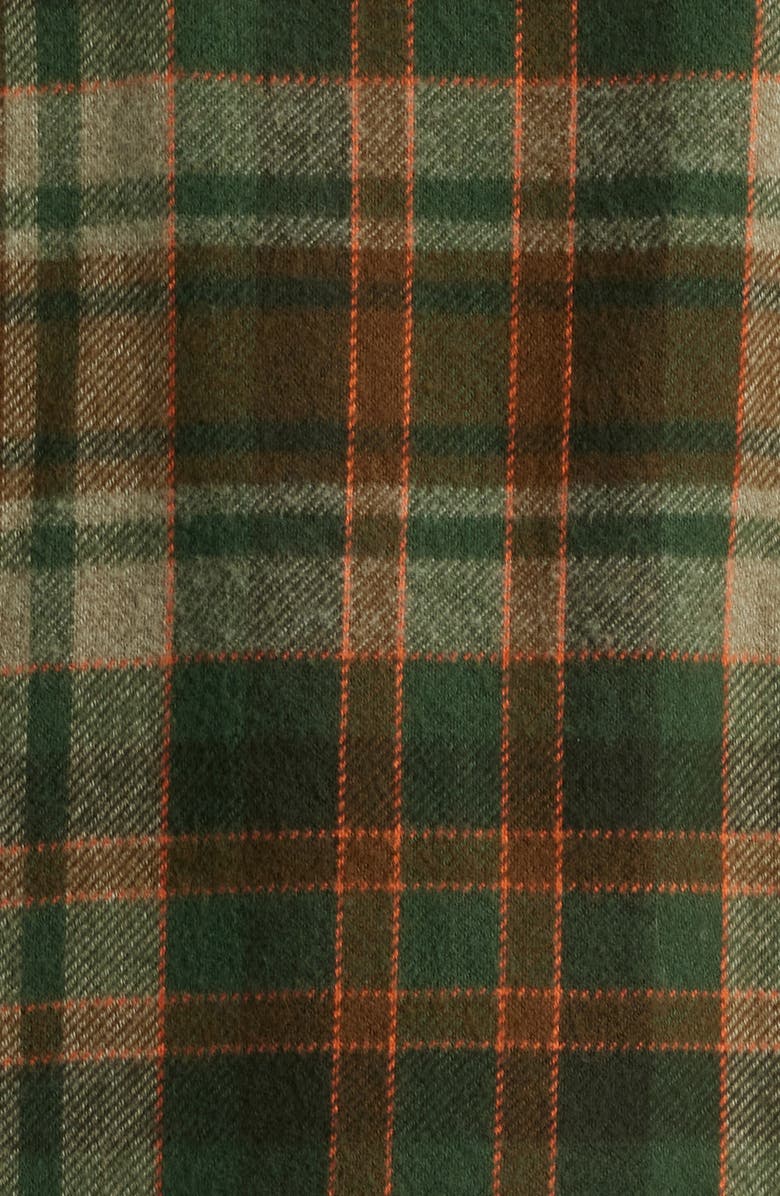 Pendleton Fremont Plaid Flannel Button-Up Shirt, Alternate, color, Olive/ Rust Plaid
