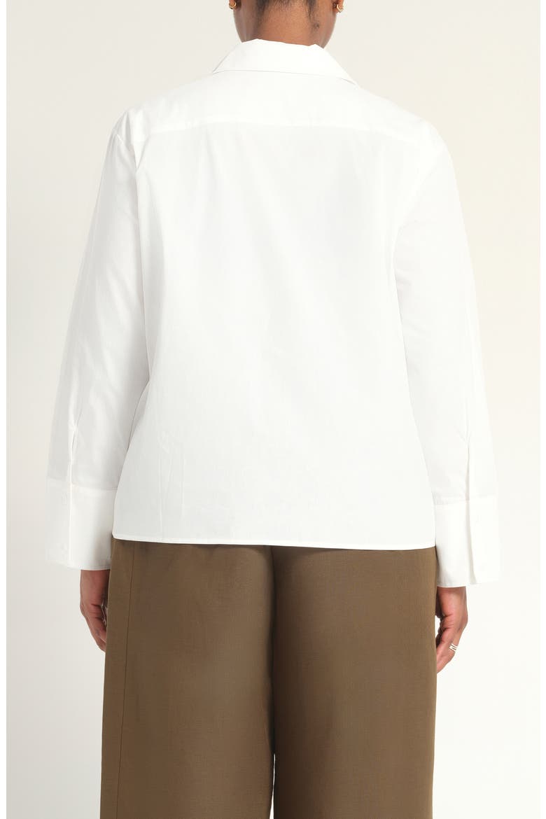 Kalani Eyelet Cotton Shirt, Alternate, color, DOVE