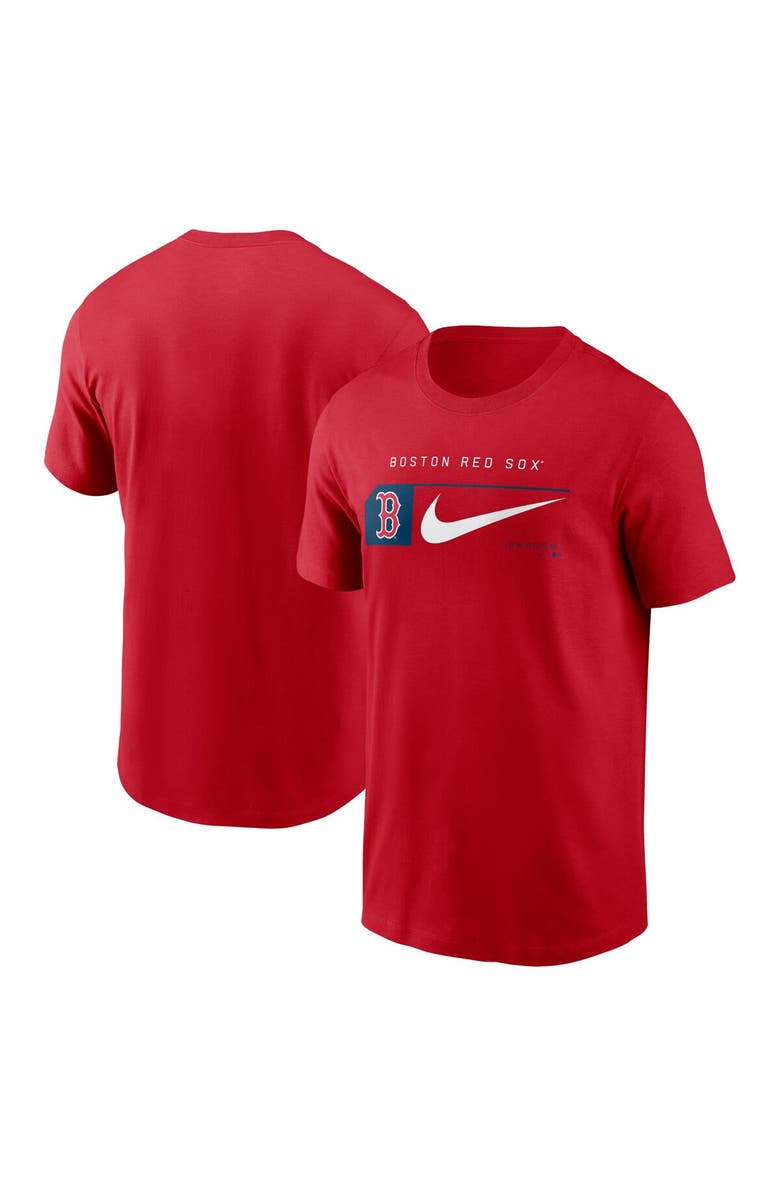 Nike Men's Nike Red Boston Red Sox Team Swoosh Lockup T-Shirt, Main, color,