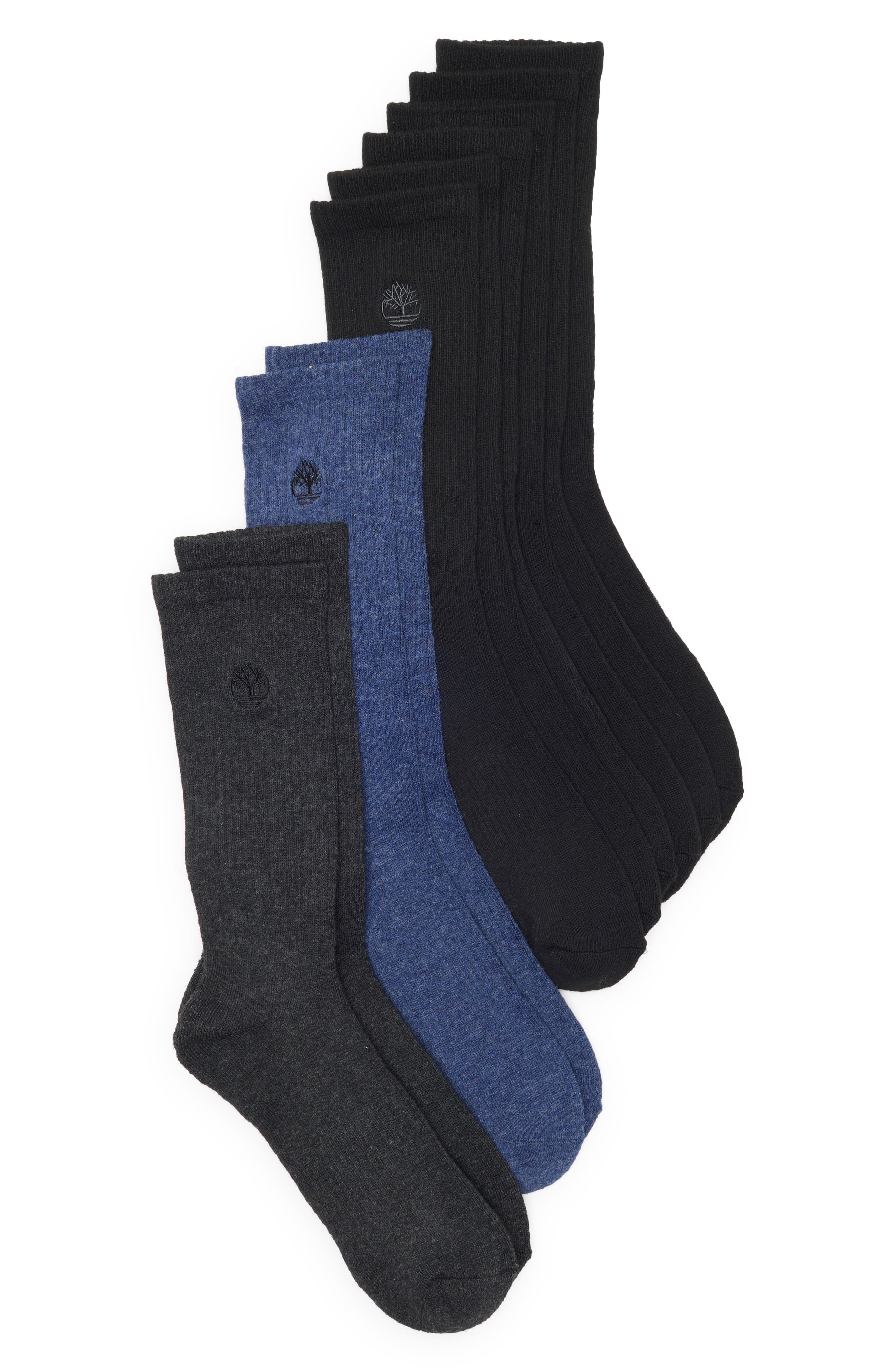 5-Pack Cushion Crew Length Socks