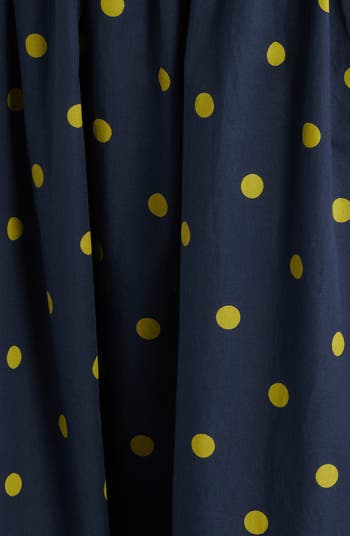 Malinda Polka Dot Super Smocked Organic Cotton Dress
