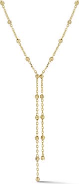 Ember Fine Jewelry Beaded Station Chain Y-Necklace