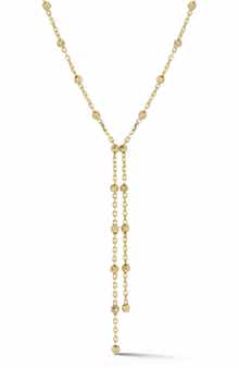 Ember Fine Jewelry Beaded Station Chain Y-Necklace