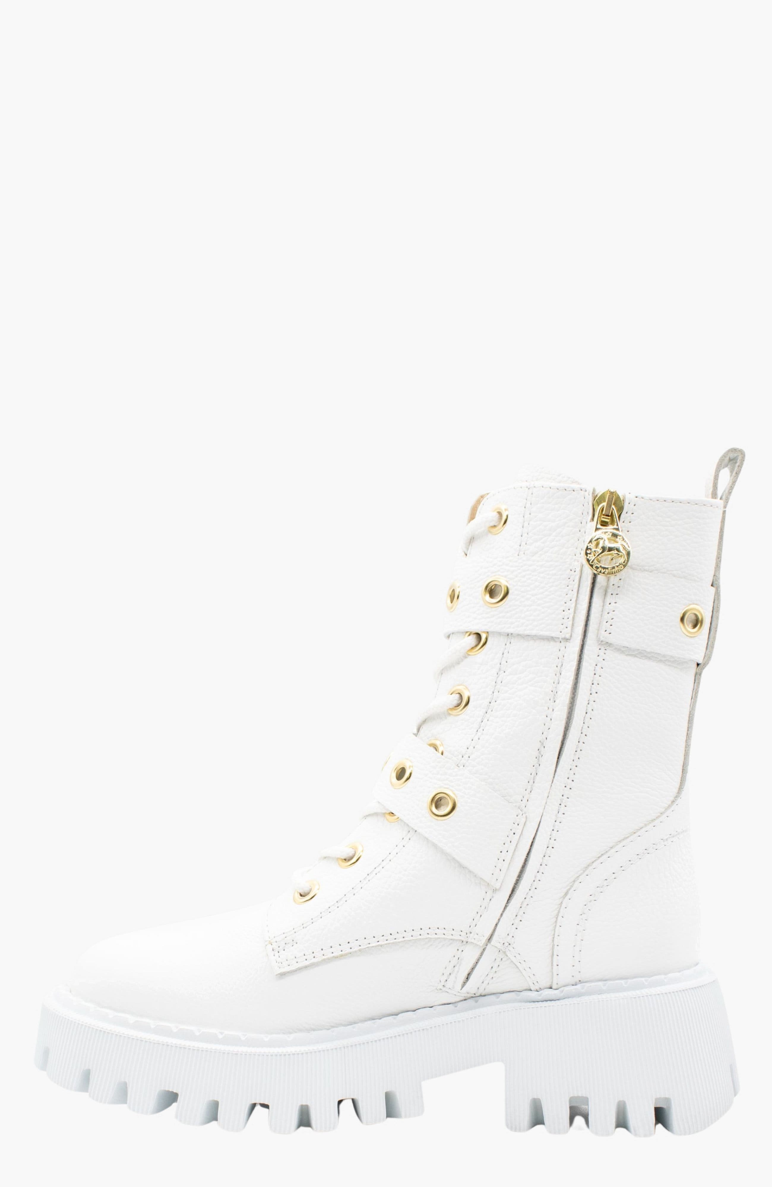Rockness Leather Boots, Alternate, color, White