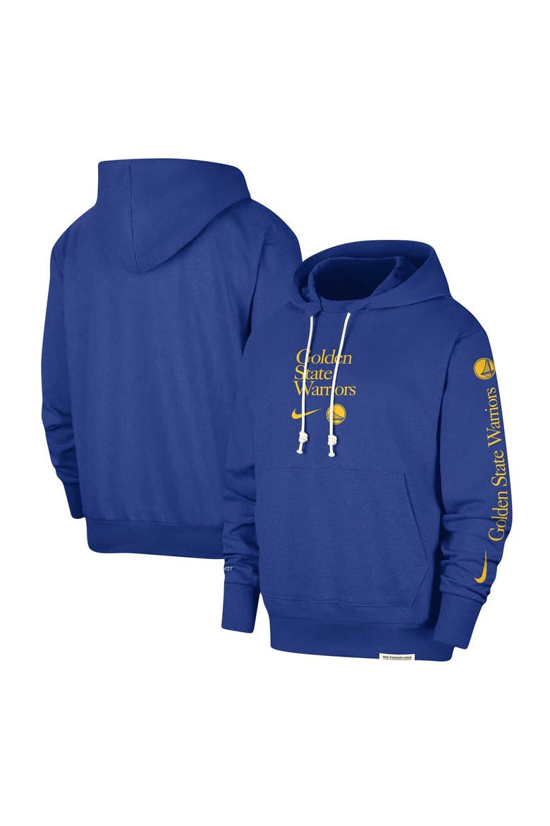 Men's Nike Royal Golden State Warriors Authentic Performance Pullover Hoodie, Main, color, Royal