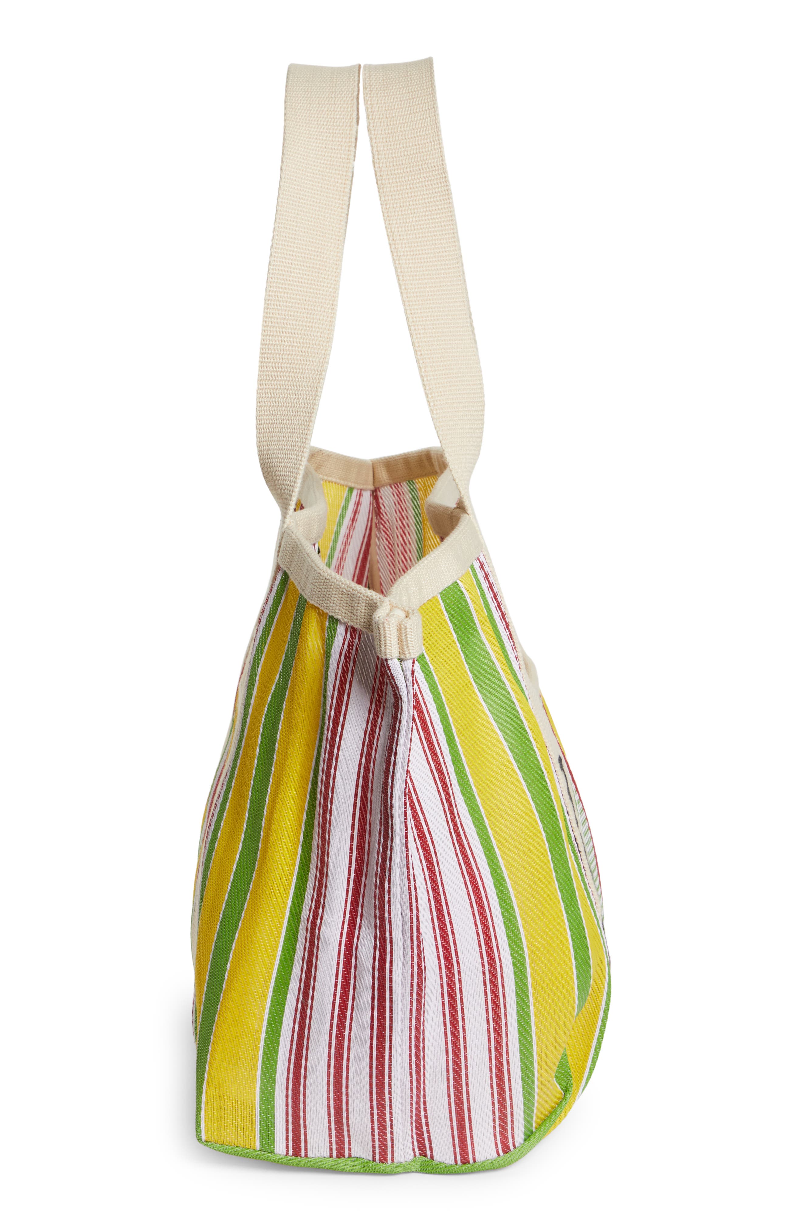 Isabel Marant Darwen Stripe Jacquard Tote, Alternate, color, 