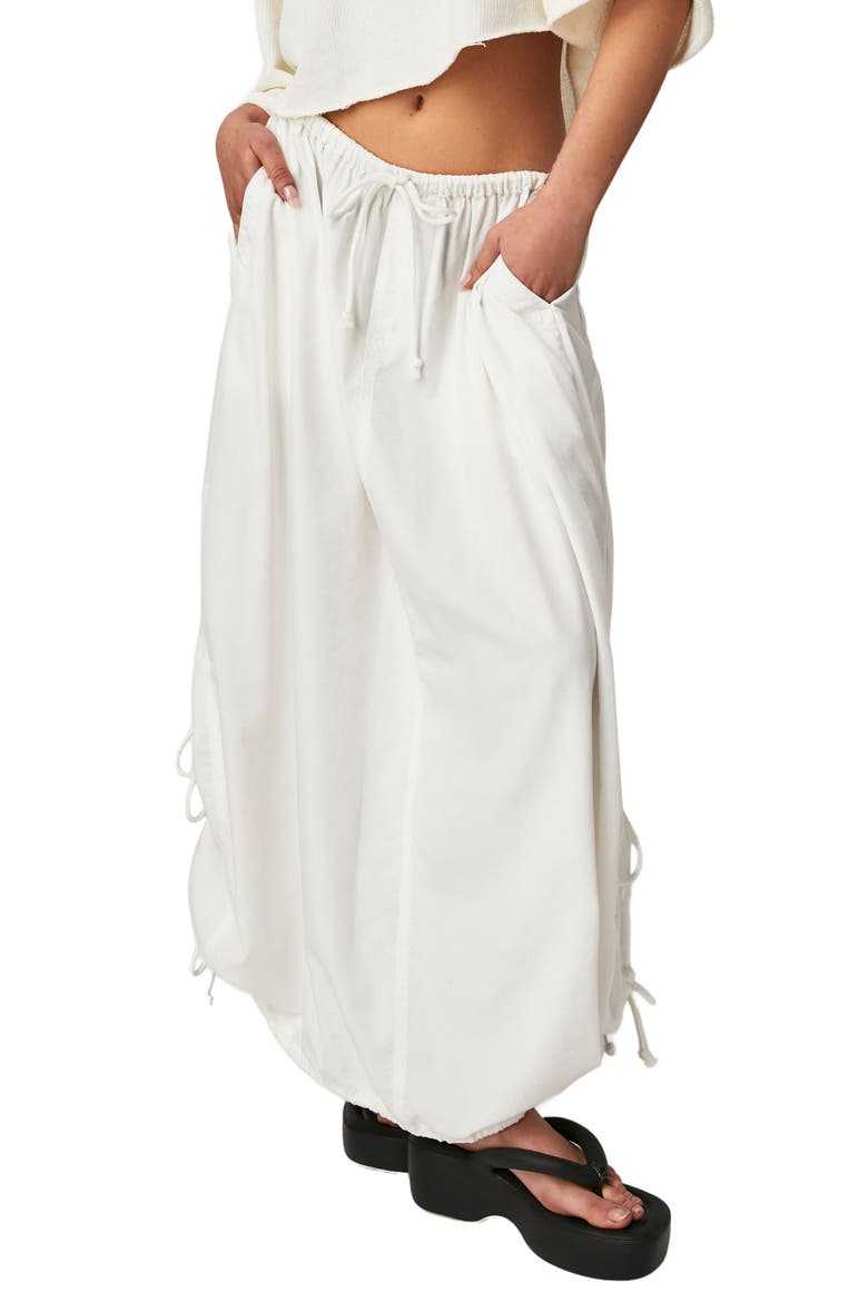 Picture Perfect Parachute Maxi Skirt, Main, color, OPTIC WHITE