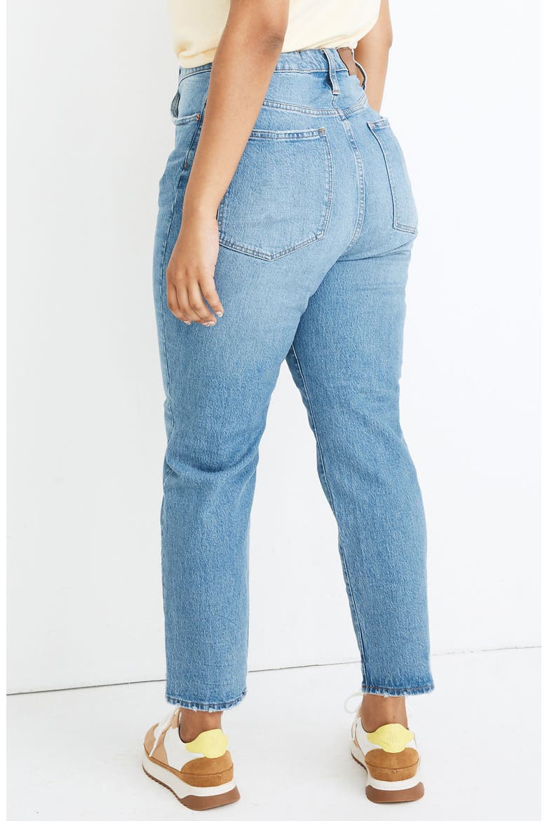 Classic High Waist Straight Leg Jeans, Alternate, color, NEARWOOD
