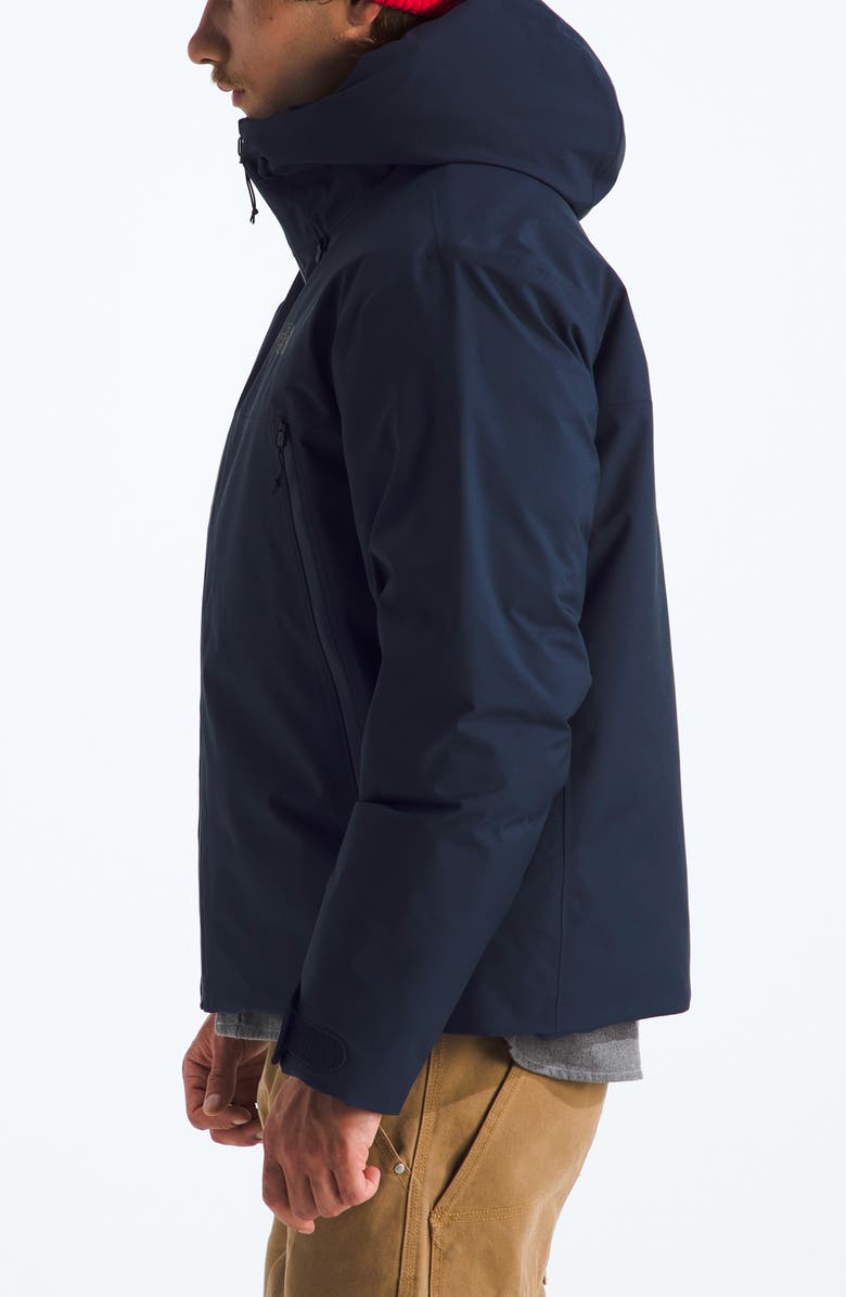 The North Face Mountain Range Waterproof Down Jacket, Alternate, color, Summit Navy