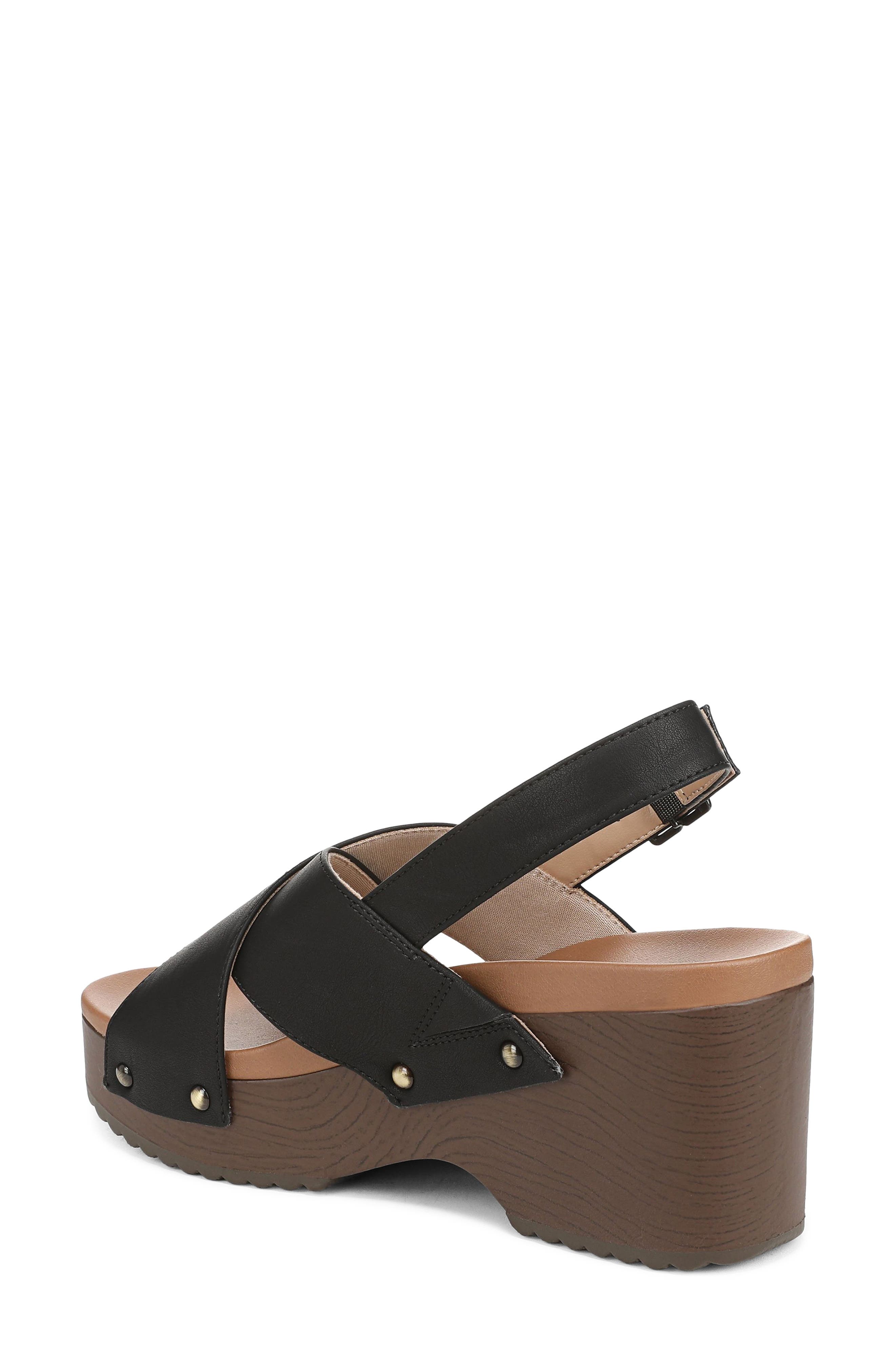 Dr. Scholl's Weslee Slingback Platform Sandal, Alternate, color, Black