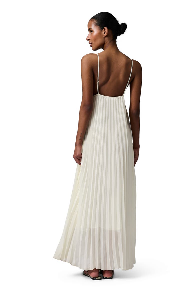 Rona Chiffon Plisse Maxi Dress, Alternate, color, Jet Stream