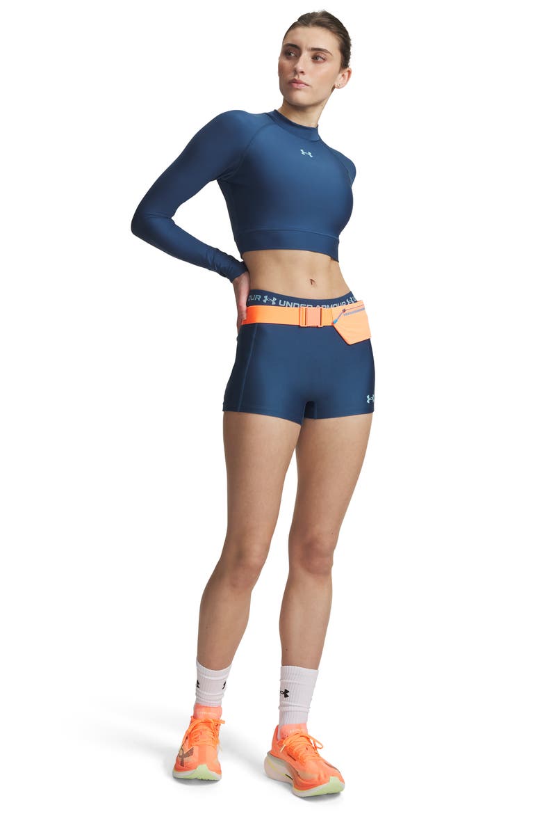 HeatGear® Shorty 3-Inch Shorts, Alternate, color, WHAM BLUE / / BLUE HAZE