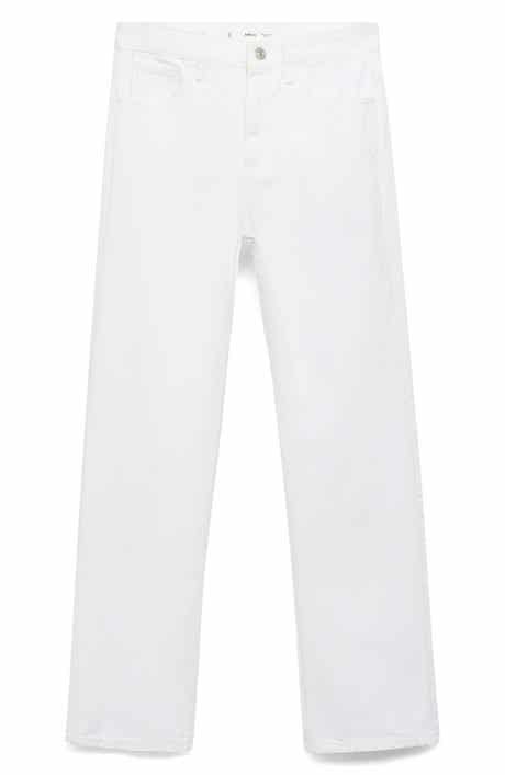 MANGO Matilda Mid Rise Straight Leg Jeans