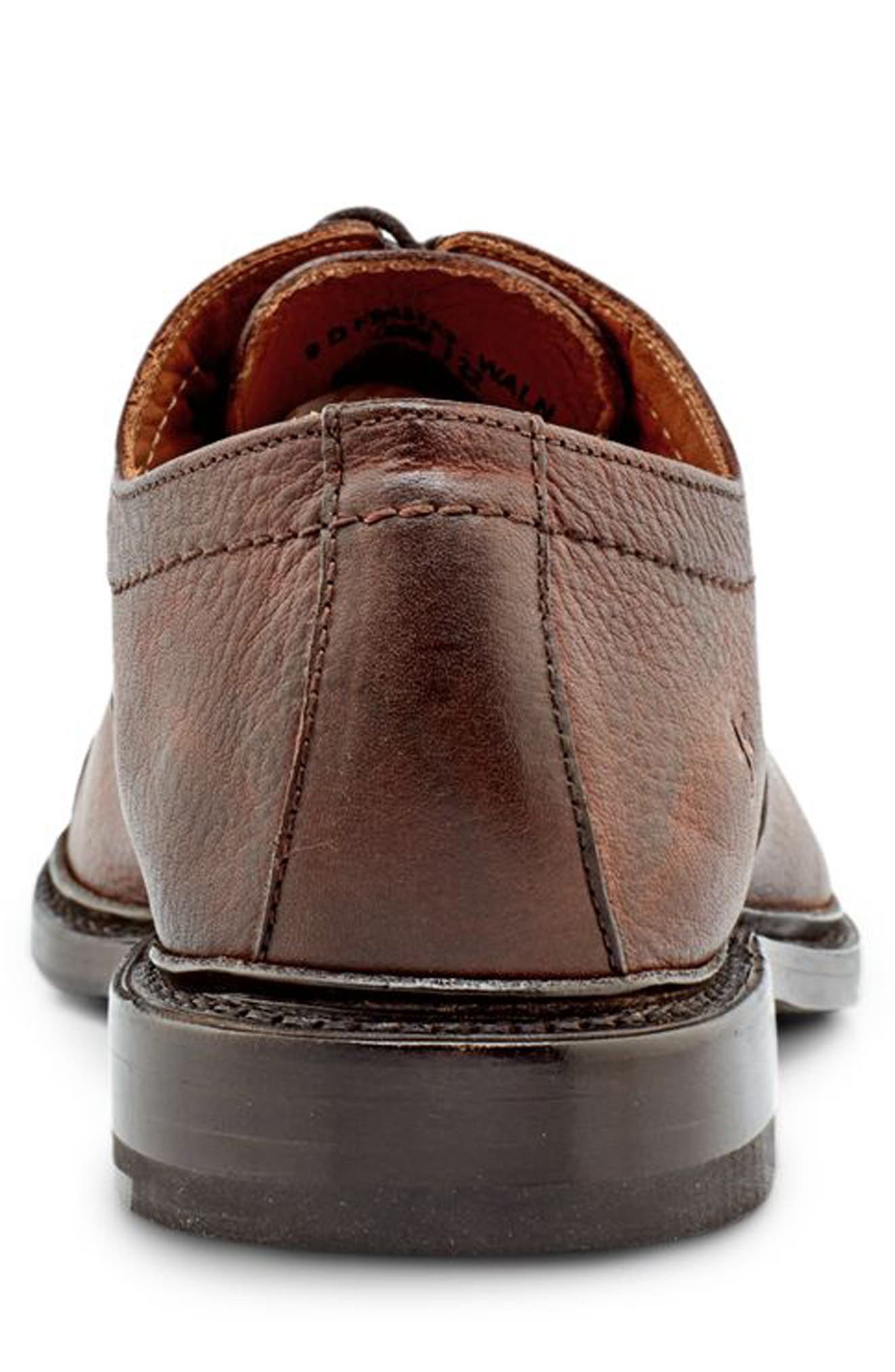 Frye Paul Bal Cap Toe Oxford, Alternate, color, Walnut