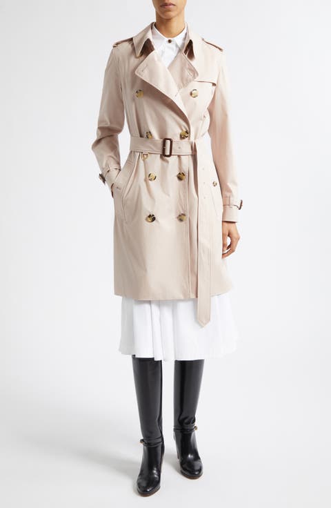 Kensington Water Resistant Tropical Gabardine Trench Coat
