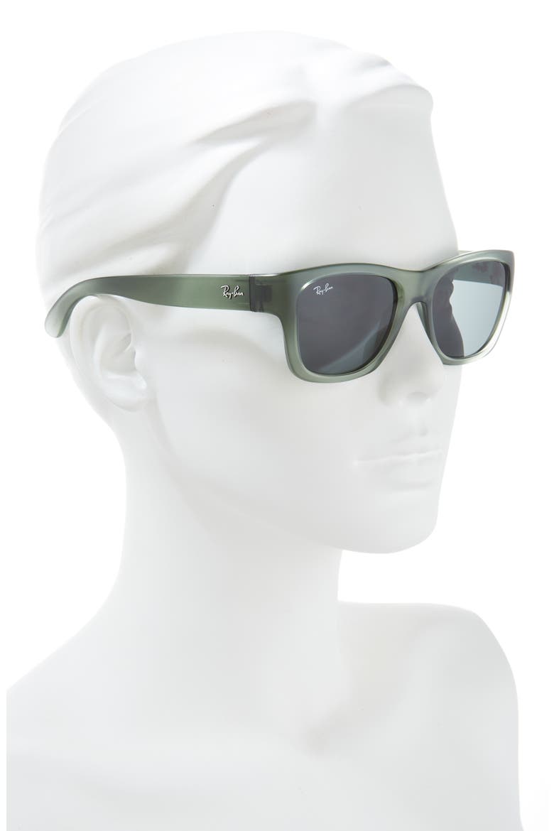 53mm Square Sunglasses, Alternate, color, GREEN