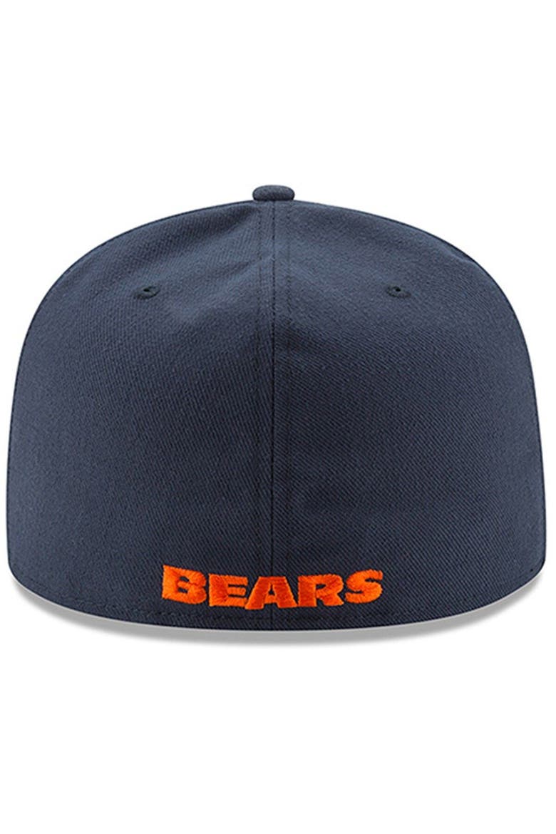 Men's New Era Navy Chicago Bears Omaha 59FIFTY Hat, Alternate, color, NAVY