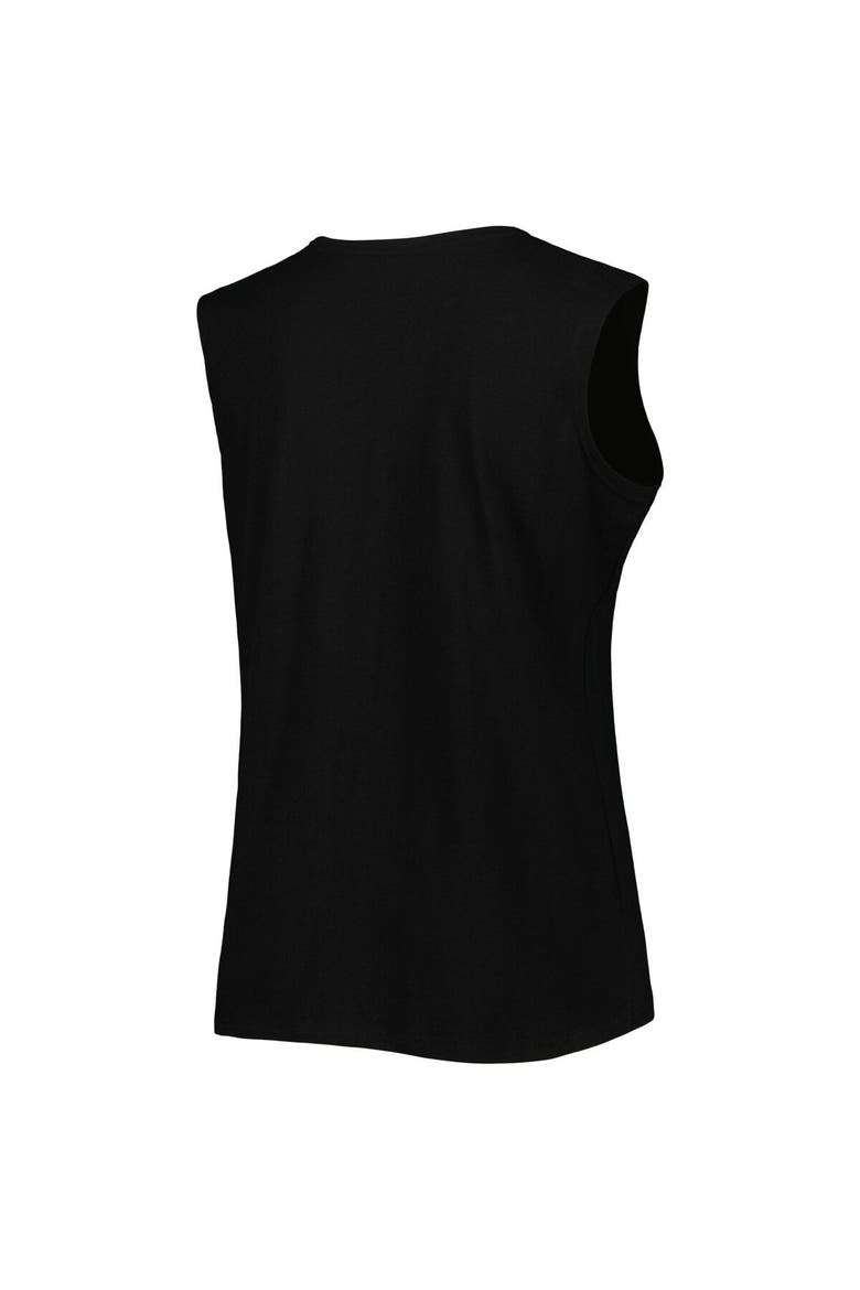 Women's Black Pittsburgh Penguins Plus Size Tank Top, Alternate, color, Black