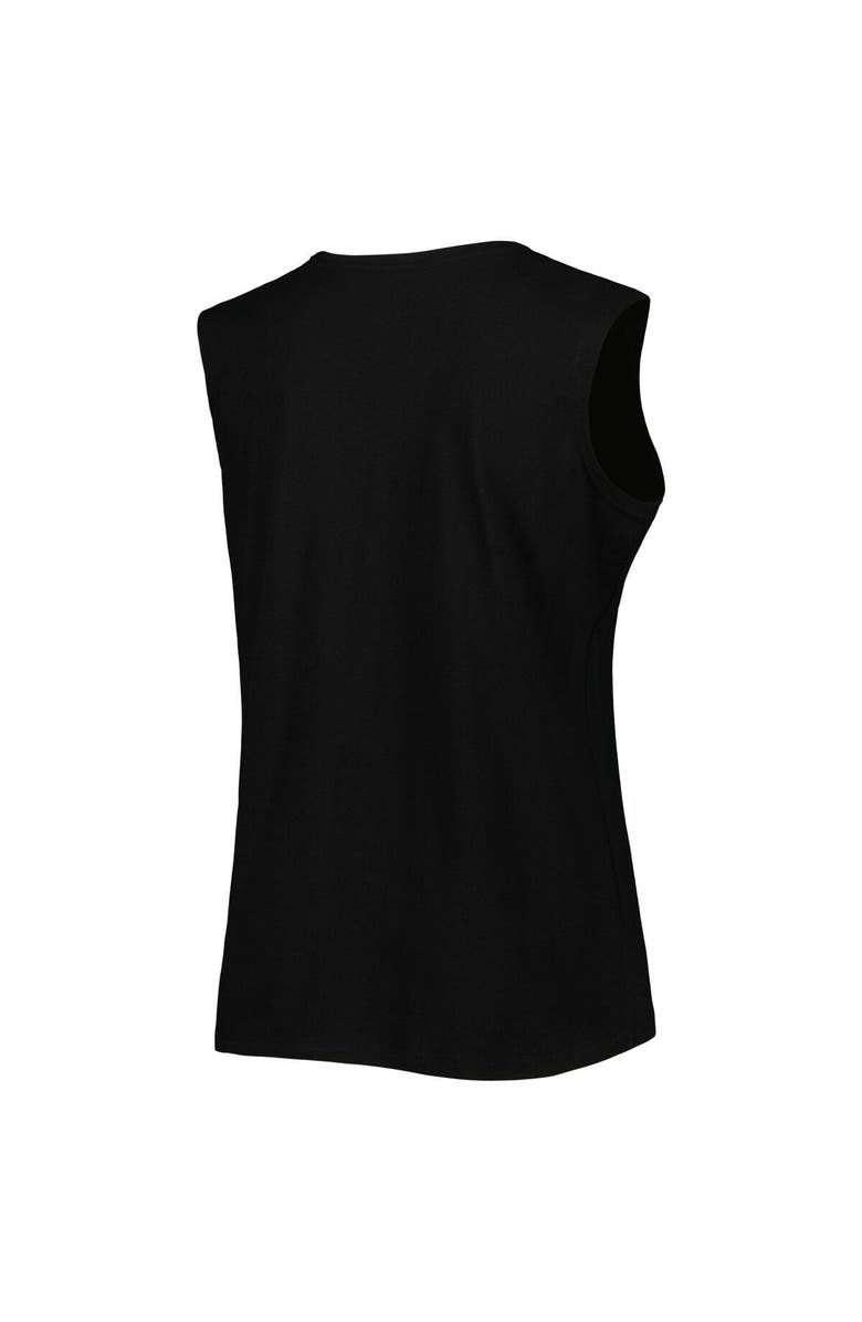 PROFILE Women's Black Pittsburgh Penguins Plus Size Tank Top, Alternate, color,