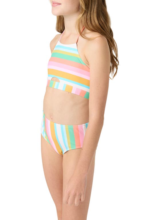 O'neill Kids' Low Tide Peekaboo Two-piece Swimsuit