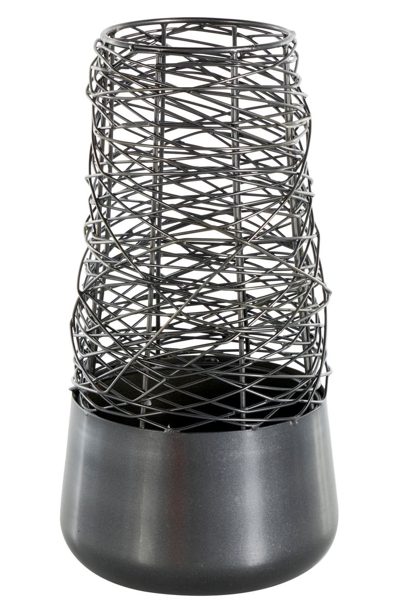 VIVIAN LUNE HOME Mixed Metal Vase, Alternate, color, 