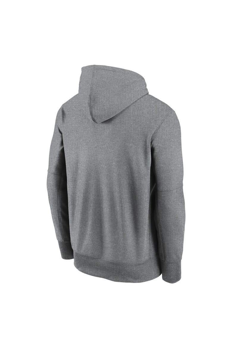 Men's Nike Heathered Gray Washington Commanders Performance Pullover Hoodie, Alternate, color, Heather Gray