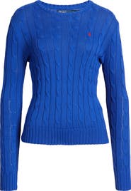 Polo Ralph Lauren Julianna Cotton Cable Sweater