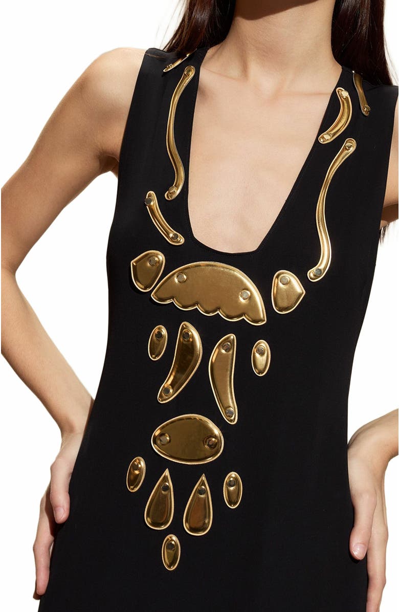 Cynthia Rowley Calypso Square Neck Dress, Alternate, color, 