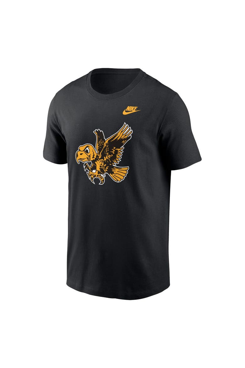 Men's Nike Black Iowa Hawkeyes Legacy Alternate Logo T-Shirt, Alternate, color, Black