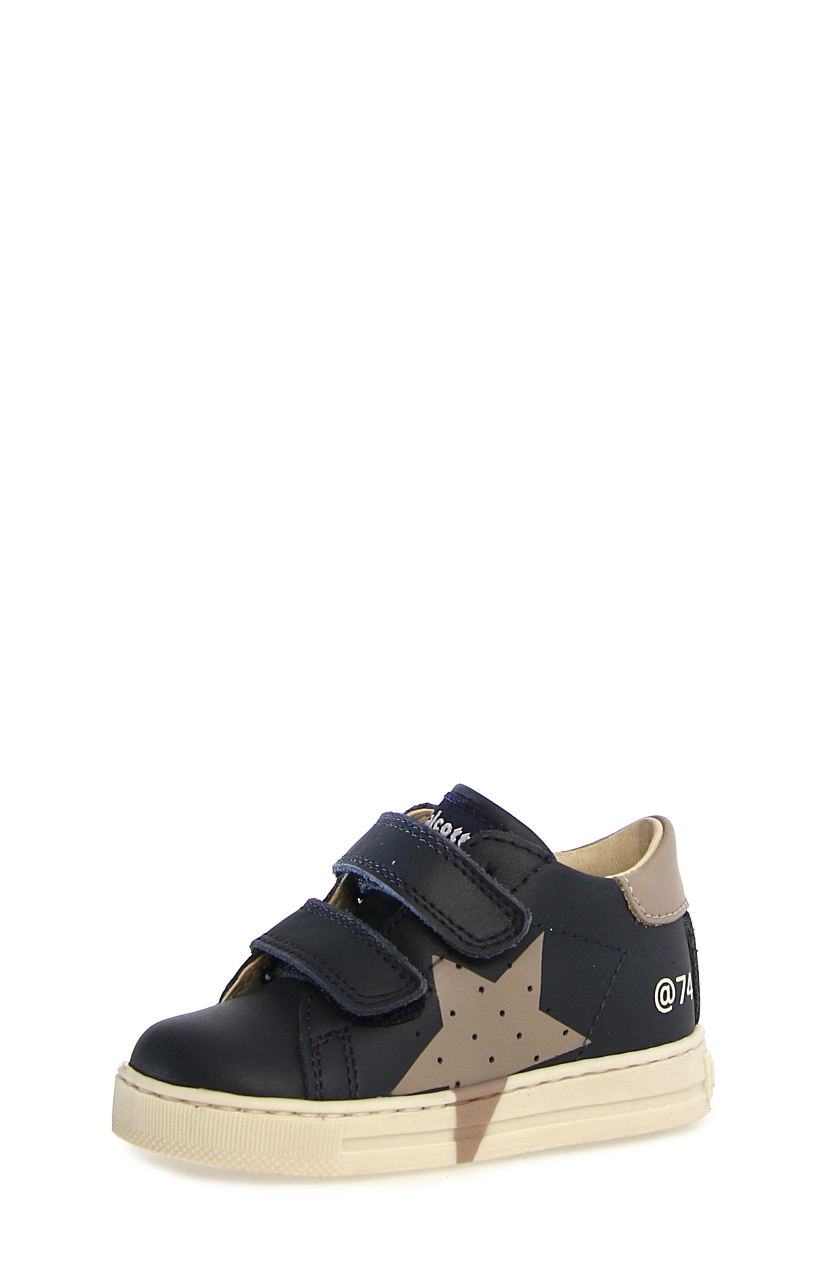 Naturino Kids' Salazar Sneaker in Blue-Taupe 