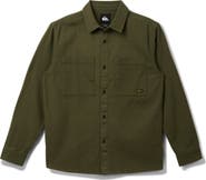 Quiksilver Herson Cotton Twill Buton-Up Overshirt