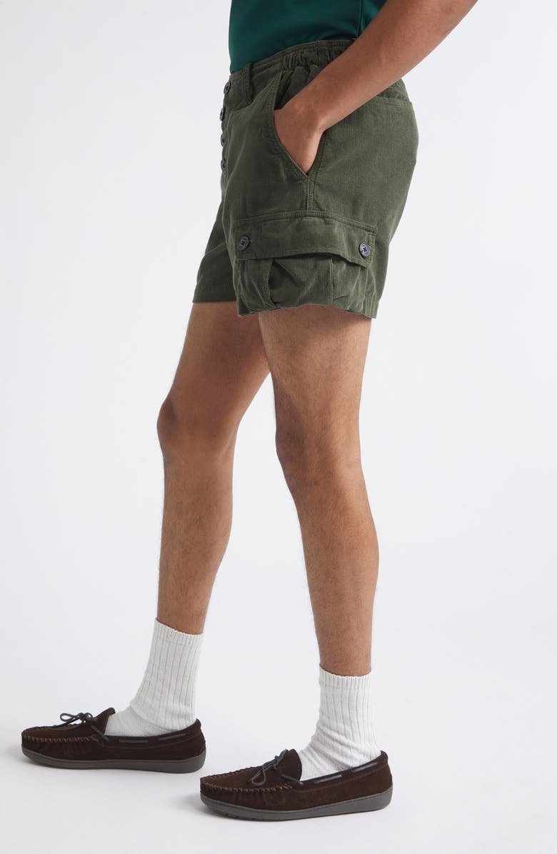 PHIPPS Vacation Corduroy Dad Shorts, Alternate, color, Seaweed