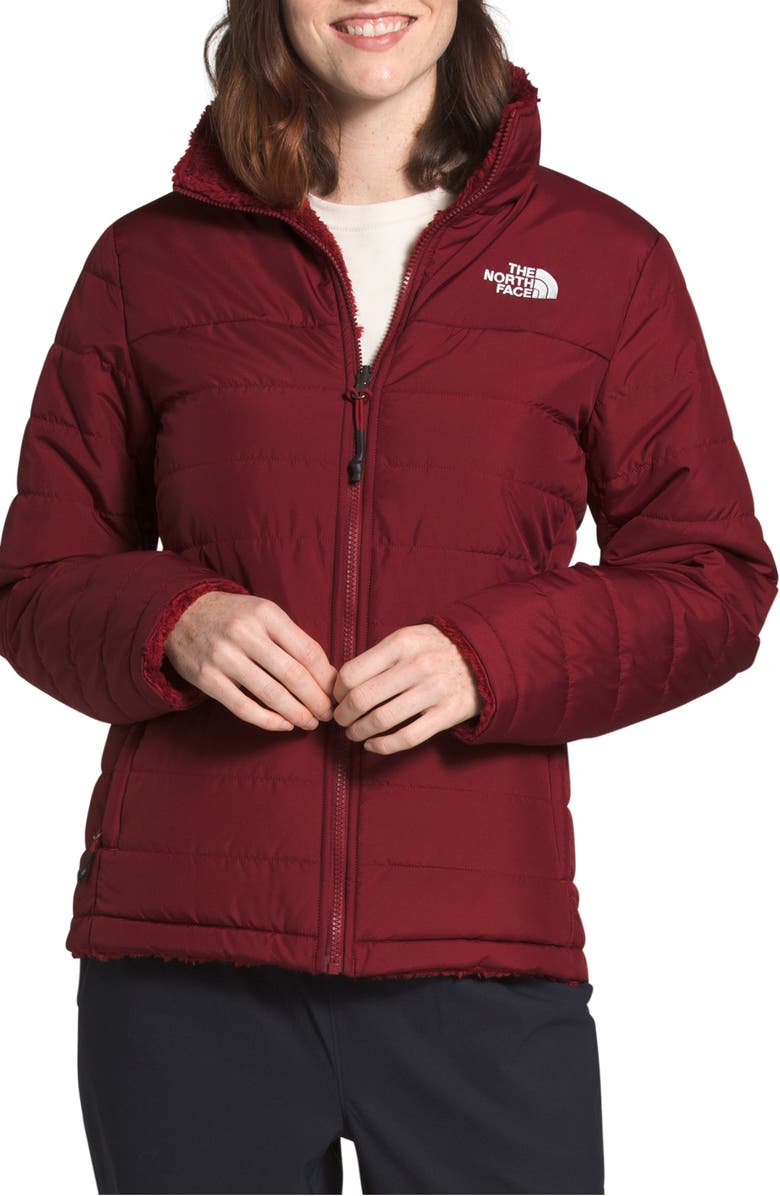The North Face Mossbud Insulated Water Repellent Reversible Jacket, Main, color, 