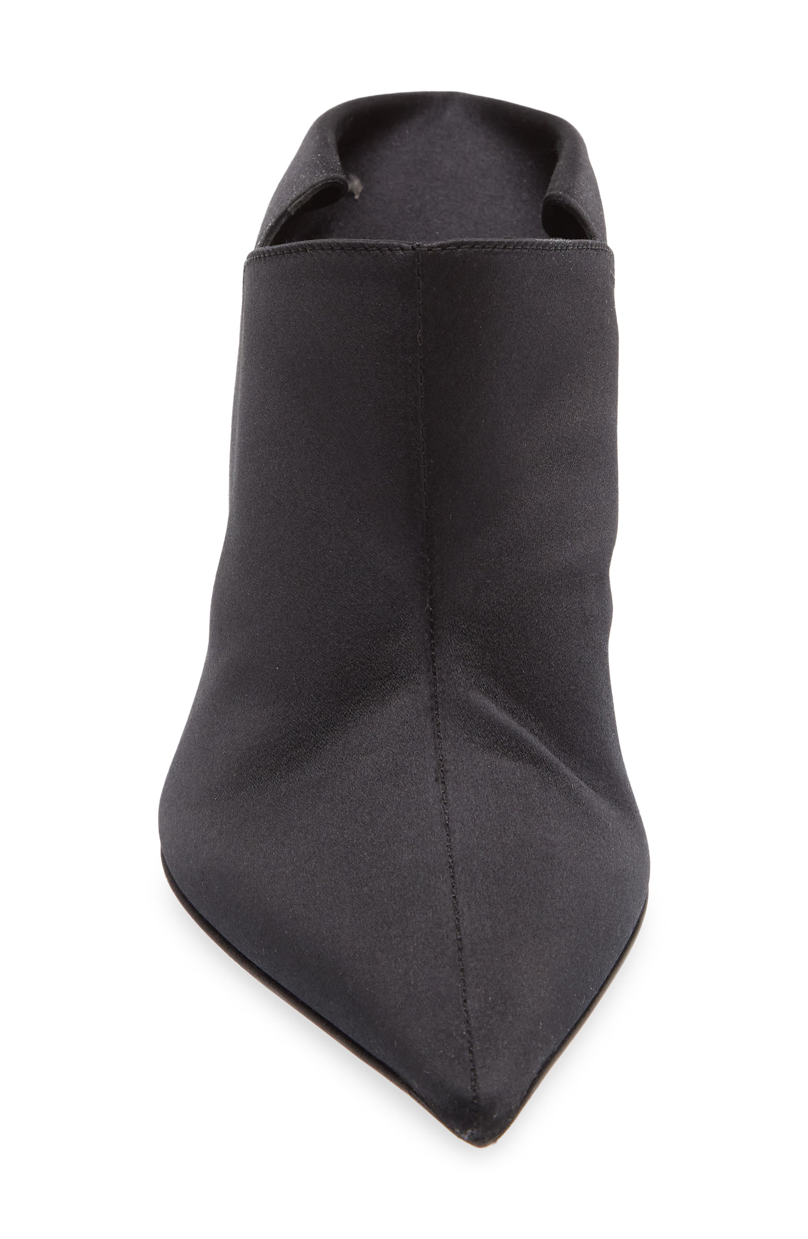 Alaïa Acrylic Wedge Mule, Alternate, color, Noir