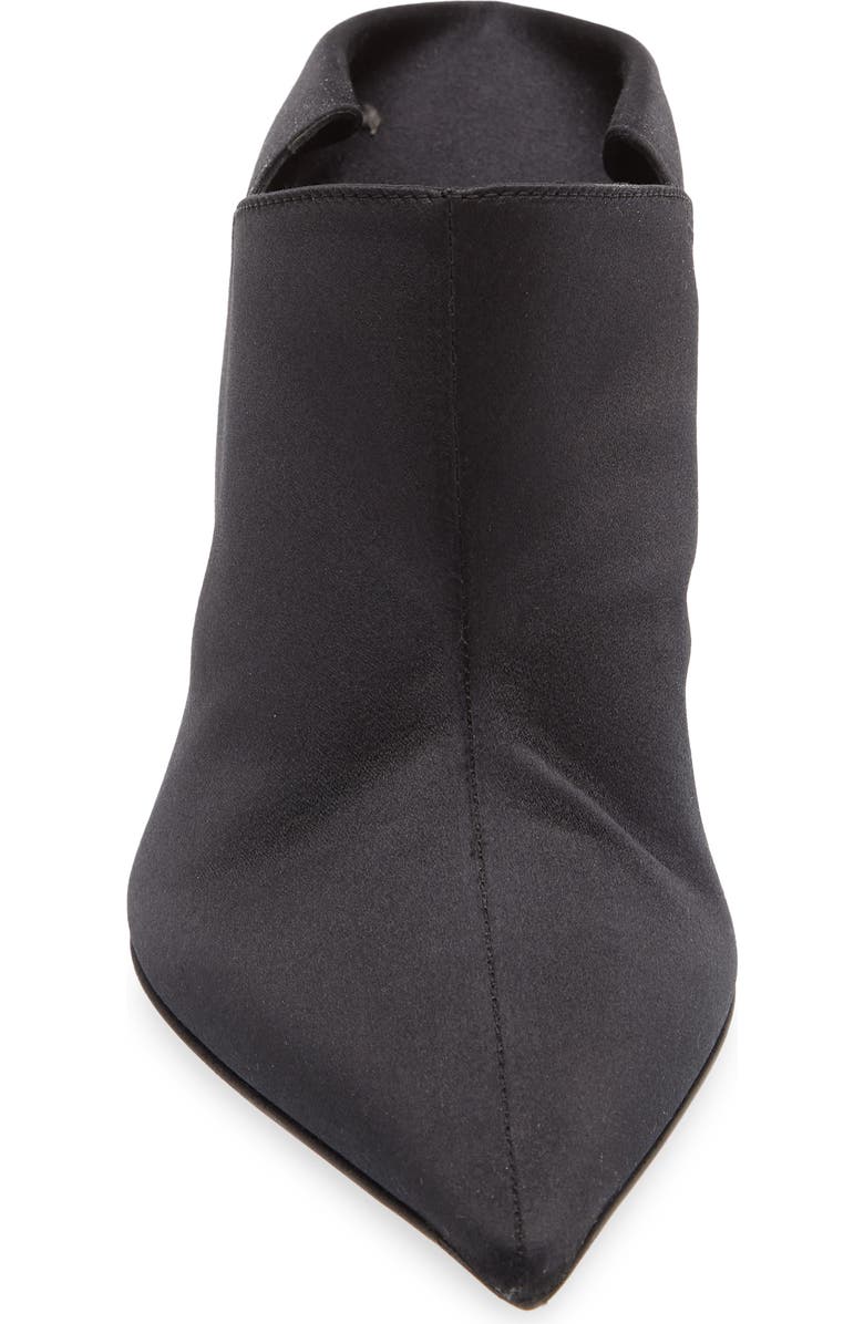 Alaïa Acrylic Wedge Mule, Alternate, color, Noir