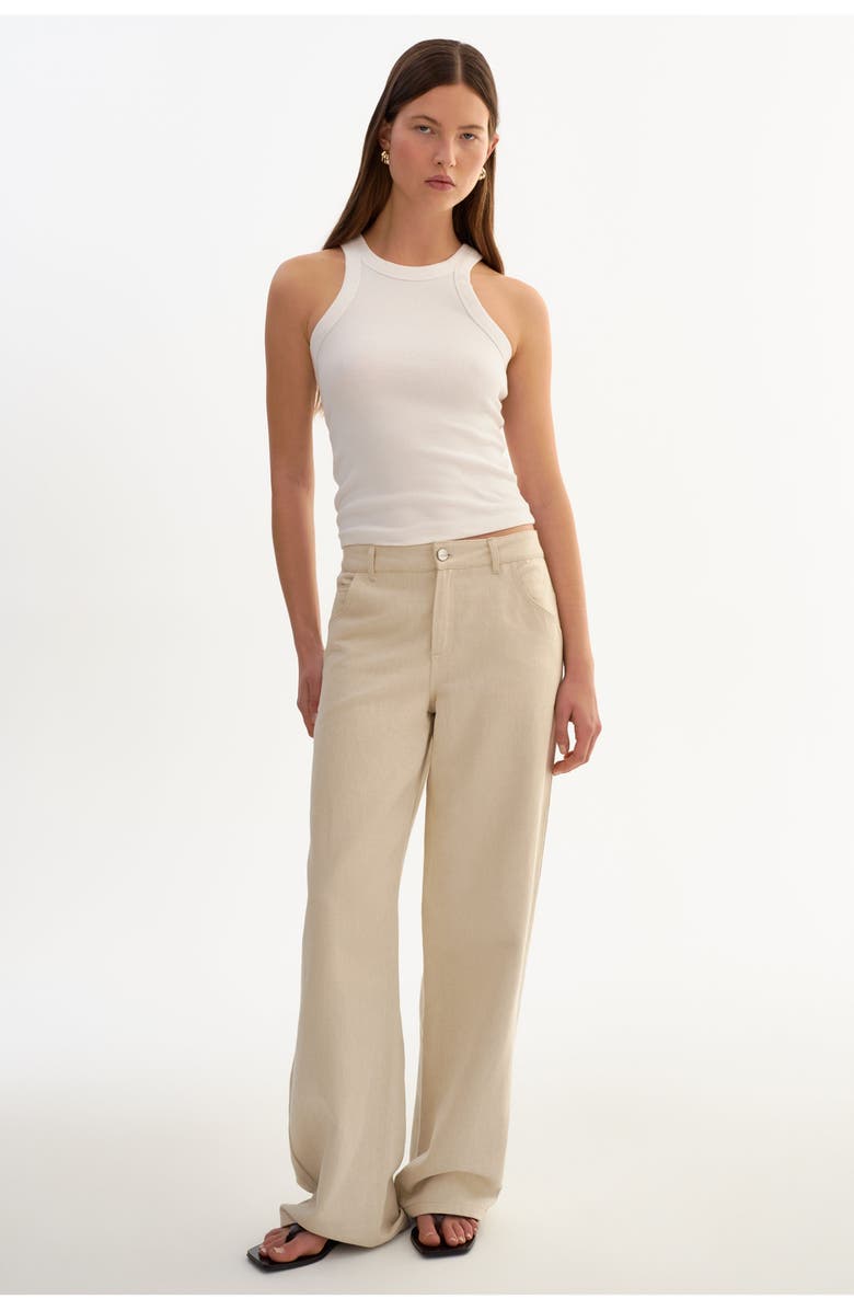 LAMARQUE Taleen | Linen Twill Pants, Main, color, Natural