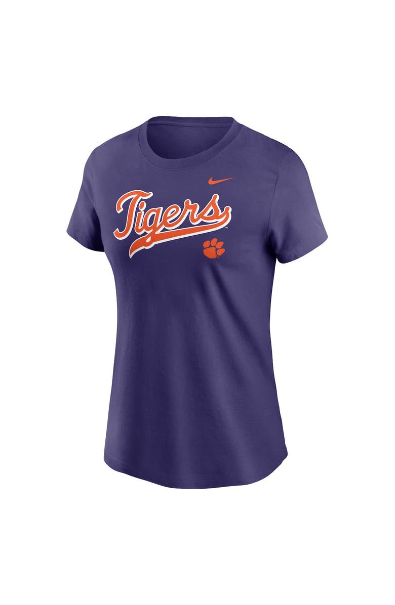 Nike Women's Nike Purple Clemson Tigers Local Script T-Shirt, Alternate, color, Purple