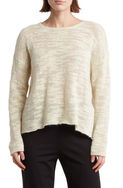 Tencel® Lyocell Crewneck Long Sleeve Top