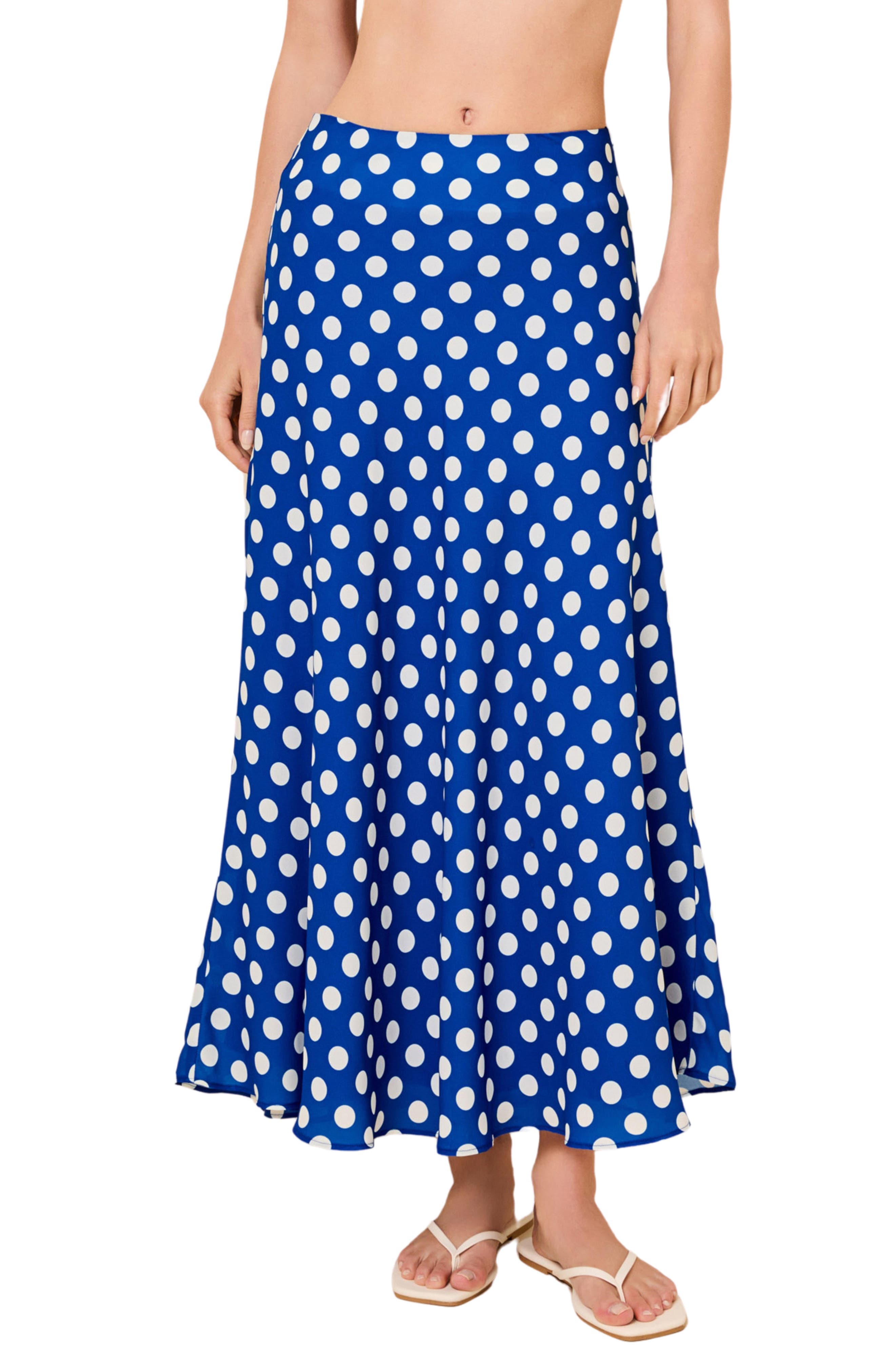 selected OLYMPIAN BLUE POLKA DOT
