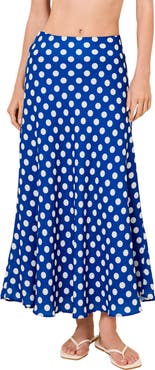 Solid & Striped The Selma Dot Maxi Skirt