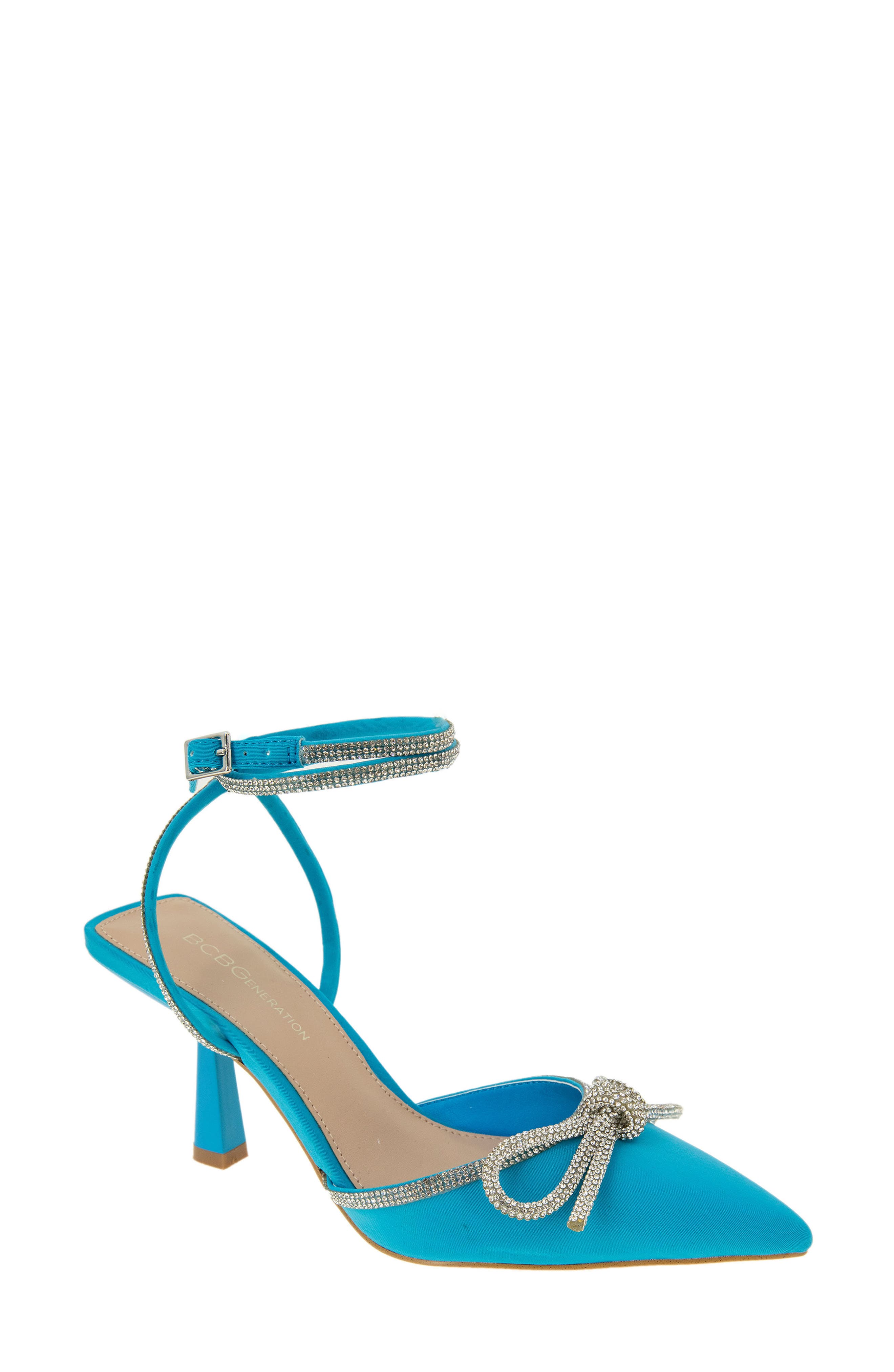 Ildy Pointed Toe Pump, Main, color, ELECTRIC BLUE NEOPRENE