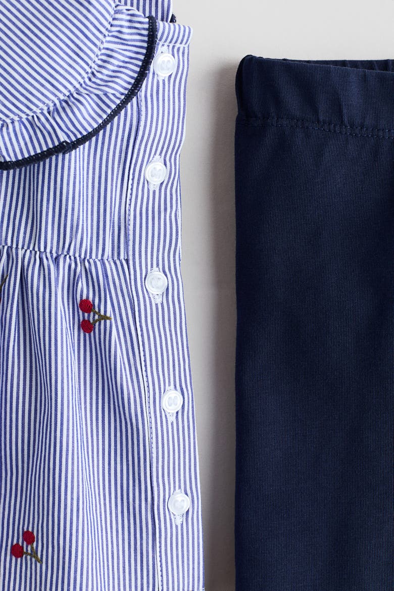 2-piece Cotton Set, Alternate, color, Blue/cherries