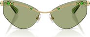 Swarovski 61mm Irregular Sunglasses