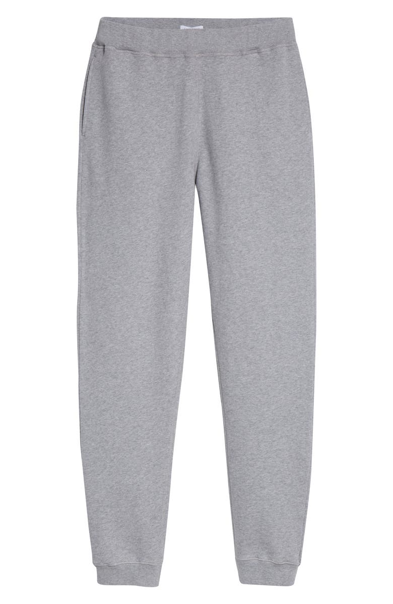 Sunspel French Terry Jogger Sweatpants, Alternate, color, Grey Melange